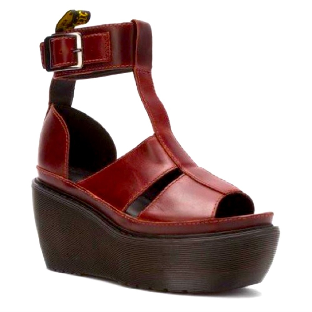 Dr Martens | Women’s NWT Chunky Platform Sandals | Sz 11 Bessie Ankle Strap Docs
